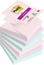 3M Post-it Nature Eko Z-notes -viestilappu, värilajitelma, 76x76mm, 16 x 100 kpl