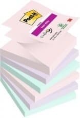 3M Post-it Nature Eko Z-notes -viestilappu, värilajitelma, 76x76mm, 16 x 100 kpl