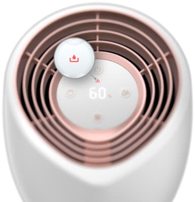 Philips 2000 Series ilmankostutin HU2716/10 (valkoinen/ruusukulta)