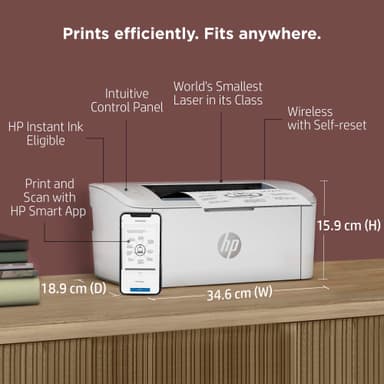 HP LaserJet M110w WiFi mustavalkolasertulostin