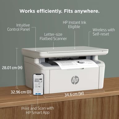 HP LaserJet M140w WiFi monitoimitulostin