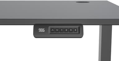 Piranha E-Base 140 korkeussäädettävä työpöytä (musta)