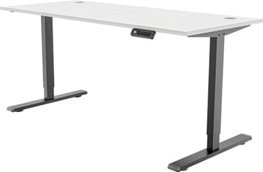 Piranha E-Base 140 korkeussäädettävä työpöytä (musta/valkoinen)