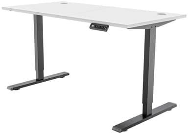 Piranha E-Base 120 korkeussäädettävä työpöytä (musta/valkoinen)