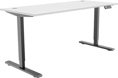 Piranha E-Base 140 korkeussäädettävä työpöytä (musta/valkoinen)