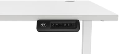 Piranha E-Base 120 korkeussäädettävä työpöytä (valkoinen)
