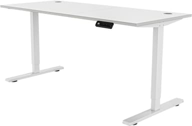 Piranha E-Base 140 korkeussäädettävä työpöytä (valkoinen)