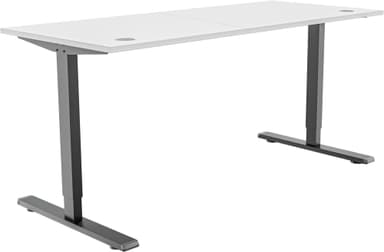 Piranha E-Base 140 korkeussäädettävä työpöytä (musta/valkoinen)