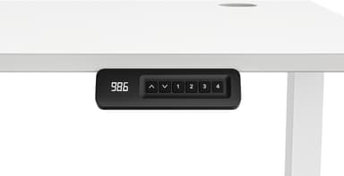 Piranha E-Base 140 korkeussäädettävä työpöytä (valkoinen)