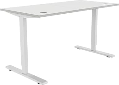 Piranha E-Base 120 korkeussäädettävä työpöytä (valkoinen)