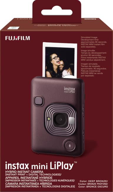 Fujifilm Instax Mini LiPlay pikakamera (ruskea)