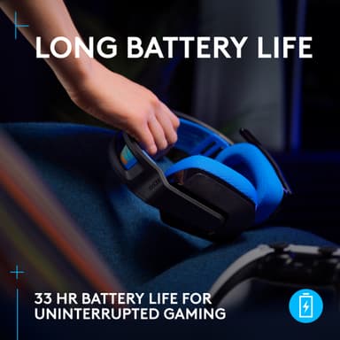 Logitech G G535 Lightspeed pelikuulokkeet (musta)