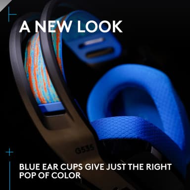 Logitech G G535 Lightspeed pelikuulokkeet (musta)