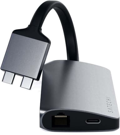 Satechi USB-C Dual Multimedia USB hubi