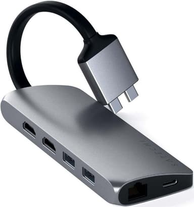 Satechi USB-C Dual Multimedia USB hubi