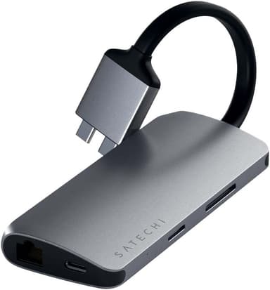Satechi USB-C Dual Multimedia USB hubi