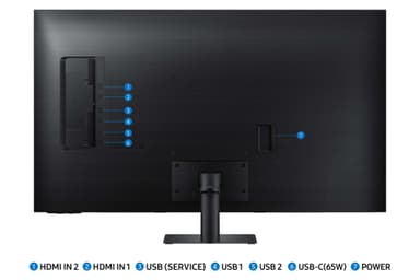 Samsung Smart Monitor M7 43" näyttö (musta)