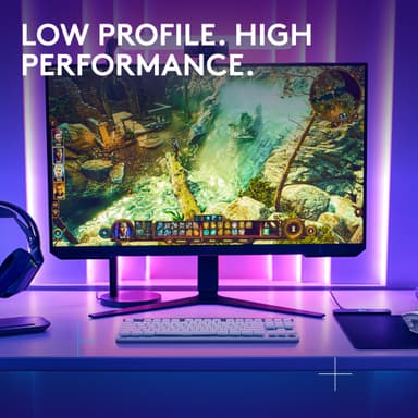 Logitech G G515 pelinäppäimistö (taktiili, valkoinen)