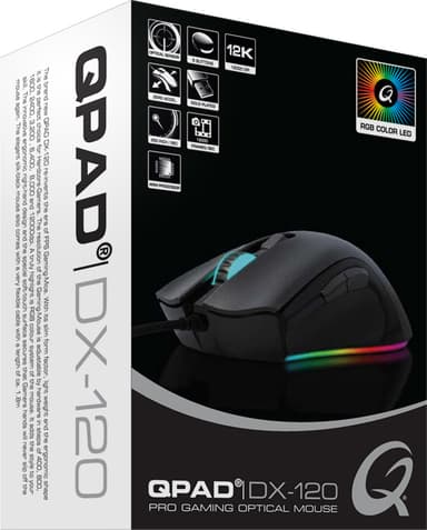 QPad DX120 pelihiiri
