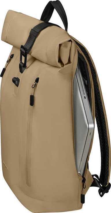 Samsonite Coatify Biz Rolltop 15,6" reppu kannettavalle (beige)