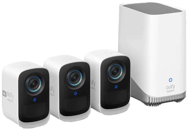 Eufy eufyCam 3C 4K turvakamera (3 kpl)
