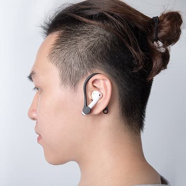 Korvakoukut Air Pods -kuulokkeille mustat