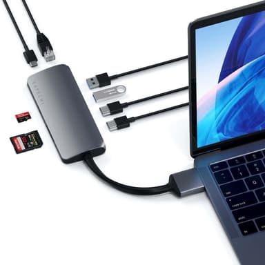 Satechi USB-C Dual Multimedia USB hubi