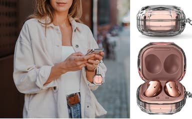 Suojakotelo varten Samsung Galaxy Buds Live/2/Pro/2 Pro Läpinäkyvä