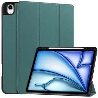 iPad Air 13 (2024) Kolminkertainen Teline Tabletin Suojakuori Kynäpidikkeellä