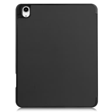 iPad Air 13 (2024) Kolminkertainen Teline Tabletin Suojakuori Kynäpidikkeellä - Musta