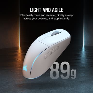 Corsair M75 RGB langaton pelihiiri (valkoinen)
