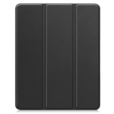 iPad Air 13 (2024) Kolminkertainen Teline Tabletin Suojakuori Kynäpidikkeellä - Musta