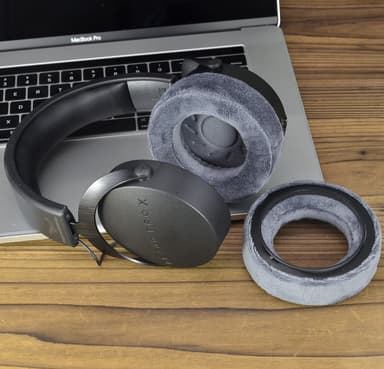 Flanelliset korvatyynyt Beyerdynamic DT 770 PRO, DT 900 PRO X harmaa Paksut flanellit korvatyynyt