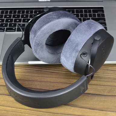 Flanelliset korvatyynyt Beyerdynamic DT 770 PRO, DT 900 PRO X harmaa Paksut flanellit korvatyynyt