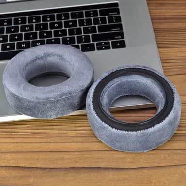 Flanelliset korvatyynyt Beyerdynamic DT 770 PRO, DT 900 PRO X harmaa Paksut flanellit korvatyynyt