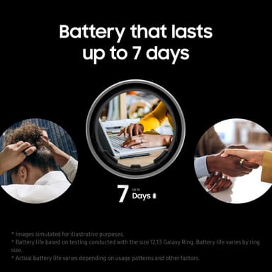 Samsung Galaxy Ring älysormus koko 14 (kulta)