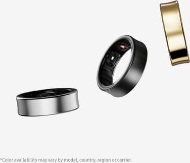 Samsung Galaxy Ring älysormus koko 15 (musta)