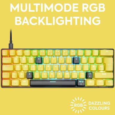 NOS C-450 Mini PRO RGB pelinäppäimistö (Smyle)