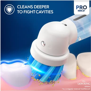 Oral-B Vitality Pro Kids Lion King sähköhammasharja 297257 (punainen)