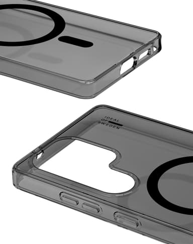 Ideal of Sweden Samsung Galaxy S25 Ultra Clear MagSafe kuori musta