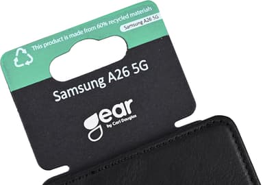 Gear Samsung Galaxy A26 lompakkokotelo (musta)