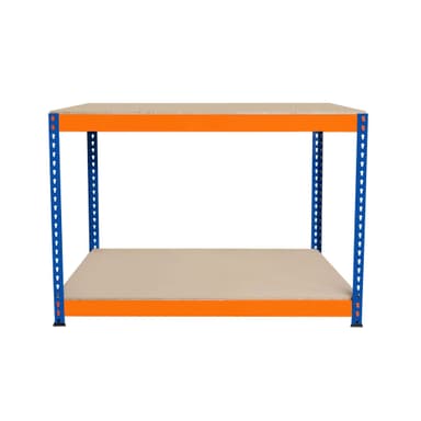 S-Rax 2-tasoinen työpöytä - 120cm x 60cm x 90cm