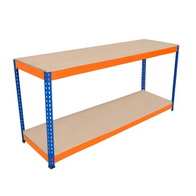 S-Rax 2-tasoinen työpöytä - 180cm x 60cm x 90cm
