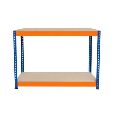 S-Rax 2-tasoinen työpöytä - 120 cm x 45 cm x 90 cm