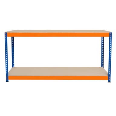 S-Rax 2-tasoinen työpöytä - 180cm x 45cm x 90cm
