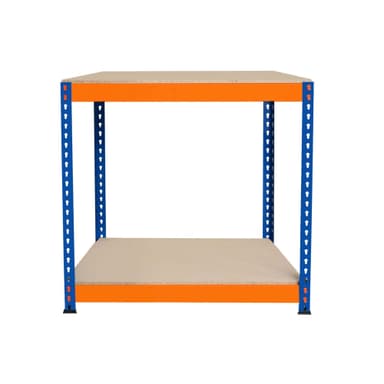 S-Rax 2-tasoinen työpöytä - 90 cm x 45 cm x 90 cm
