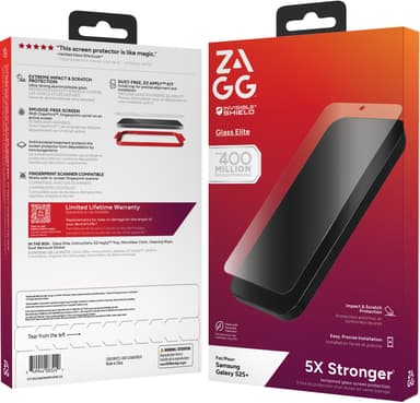 Zagg Glass Elite Samsung Galaxy S25+ näytönsuoja