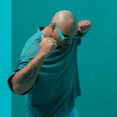 JLab Go Pop ANC täysin langattomat in-ear kuulokkeet (sinivihreä)