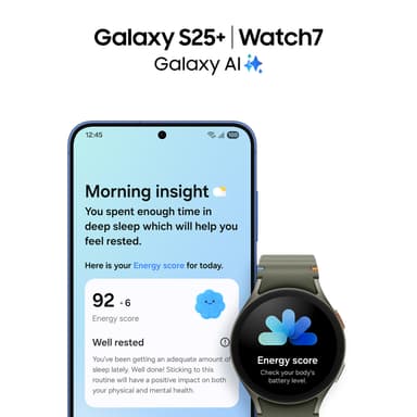 Samsung Galaxy S25+ 5G älypuhelin 12/256 GB (Icyblue)