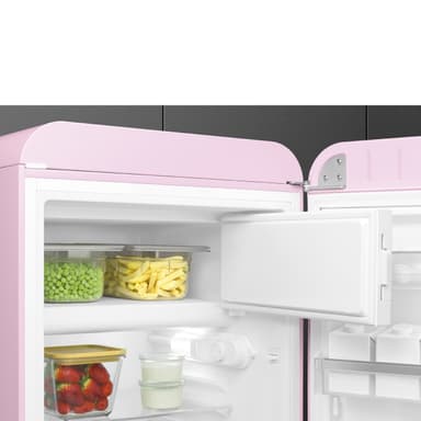 Smeg 50's Style Jääkaappi pakastelokeroll FAB10RPK6  (vaaleanpunainen)